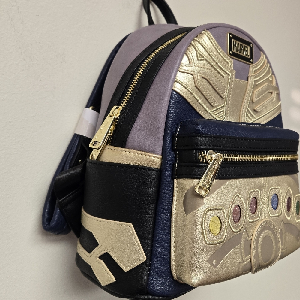 Loungefly Marvel Thanos Gauntlet Backpack - Picture 4 of 10